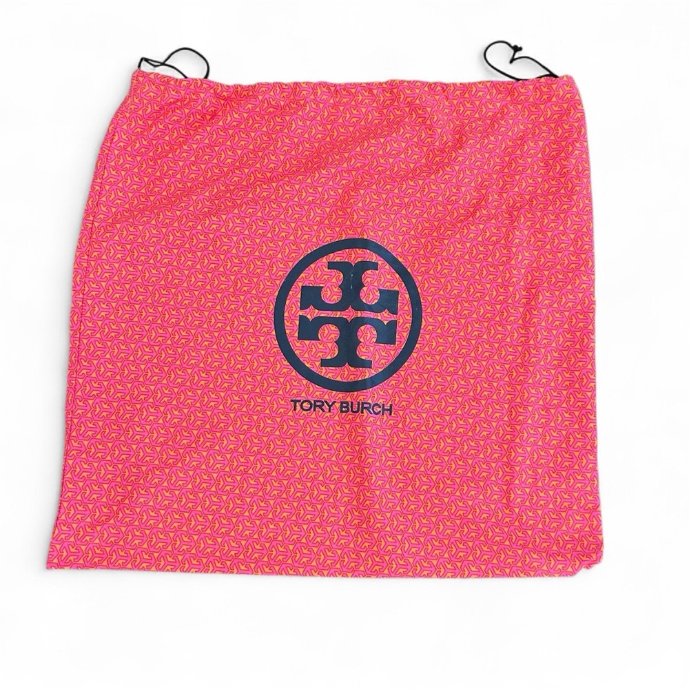 Tory Burch Geo Logo Stripe Tote Bag EUC - Picture 10 of 14